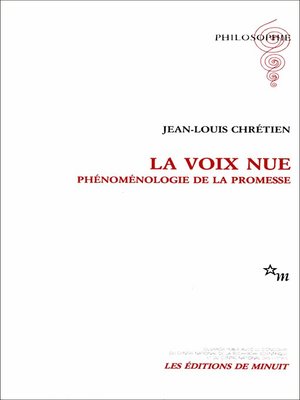 cover image of La Voix nue